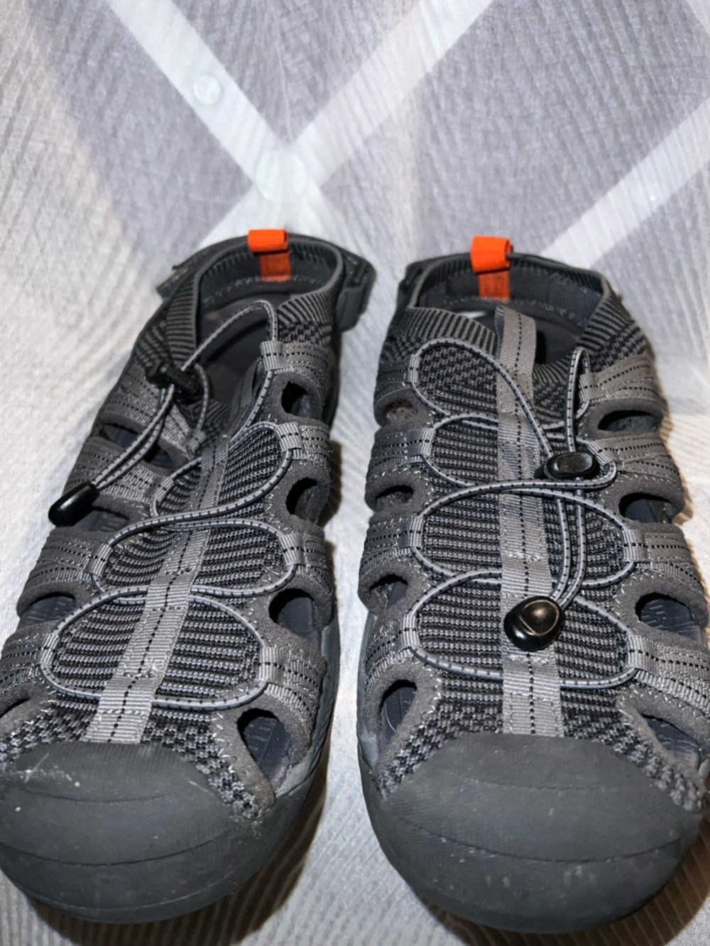 EDDiE BAUER Men's Grey Outdoor Water-Ready Sandals